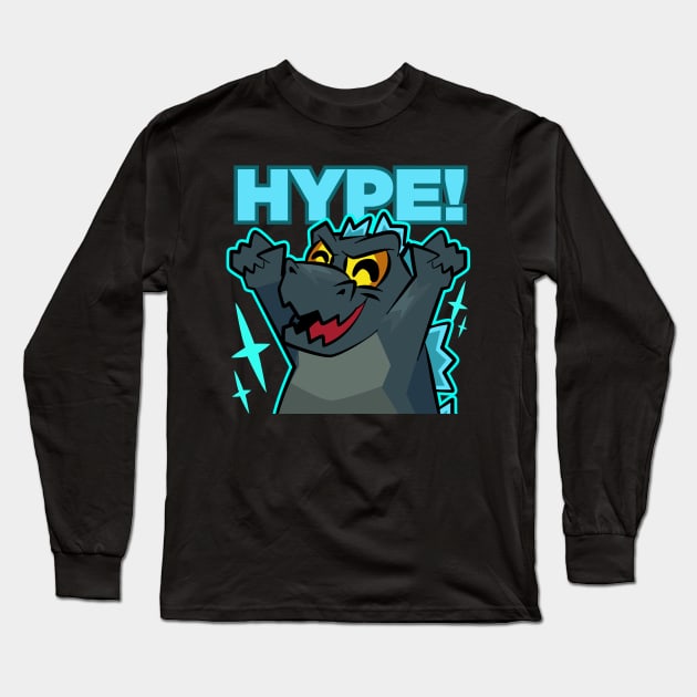 Godzilla Hype Long Sleeve T-Shirt by lolo_aburto